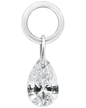 Ltm & Co.™ Single Pear Floating Diamond Charm - Metallic