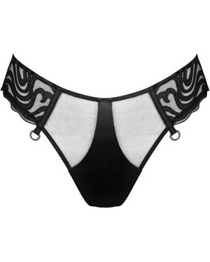 MONIQUE MORIN LINGERIE Echo Cheeky - Black