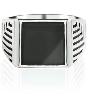 Charlotte's Web Jewellery Sacred Universe Signet Ring Black Onyx