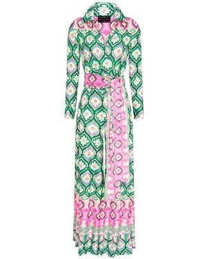 Beatrice von Tresckow Candy Bloom Wide Leg Jumpsuit - Green