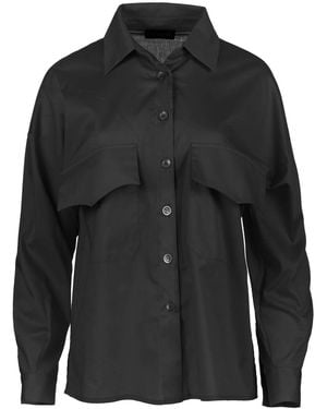 Conquista Poplin Style Shirt - Black