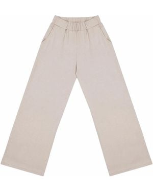 Aloha From Deer Neutrals Aloha's Basics Long Loose Pants - Gray