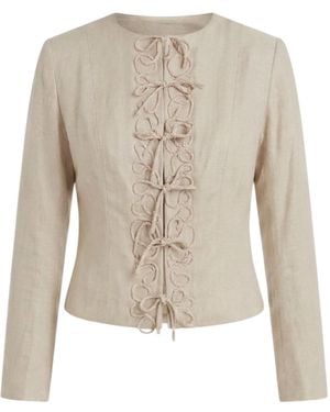 Taarach & Ampersand Knotlight Short Jacket - Natural