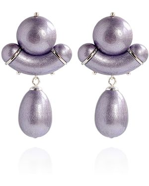 Saule Label Aria Earrings - Purple
