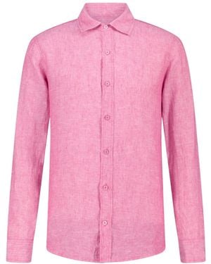 Maison Tangerine Dragon Fruit Linen Shirt For - Pink