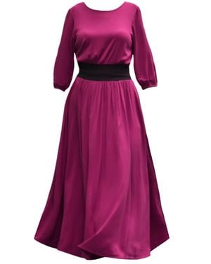 Frock Tales Revival Midaxi Dress - Purple