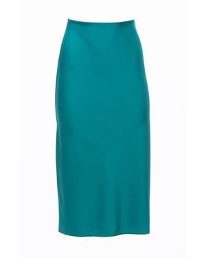 Carloslines Bias Skirt - Blue