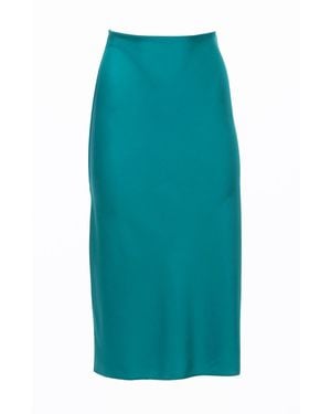 Carloslines Bias Skirt - Blue