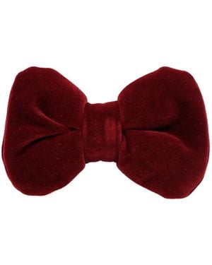 DAVID WEJ Velvet Pretied Bow Tie – - Red