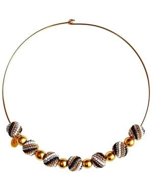 Iliana Arrazola Magic Ball Necklace, And - Metallic