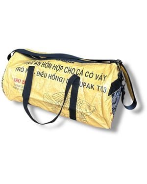 Torrain Recycled Bags Fish Retro Duffel - Yellow