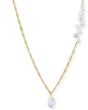 Lait & Lune Nassa Pearl Necklace - Metallic