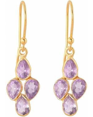 Opium Jewels Soul Star Earrings - Pink