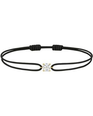 Dyamka Diamond Aqua Cord Bracelet - Blue