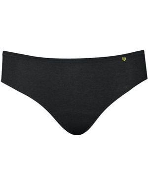 Zd - Zero Defects Mid-Rise Diana Briefs - Black