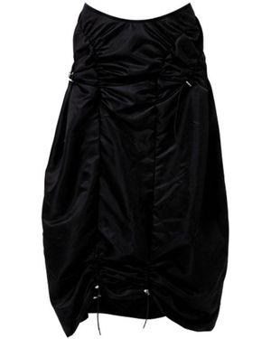 Enxhaline Isha Parachute Midi Skirt - Black