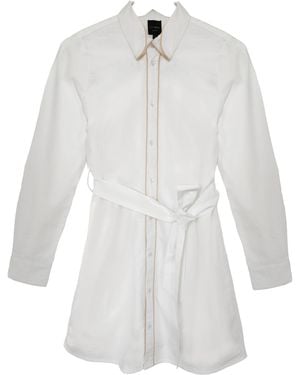 Lo Neel Avika Shirt Dress - White