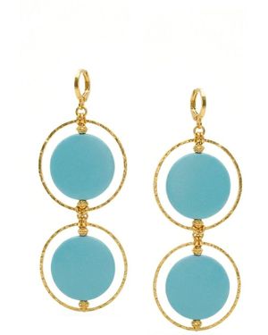 Jaredjamin Twiggy Dangle Earrings - Blue