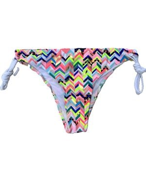 Brasini Swimwear Natalie Tie Side Bikini Bottom - Blue
