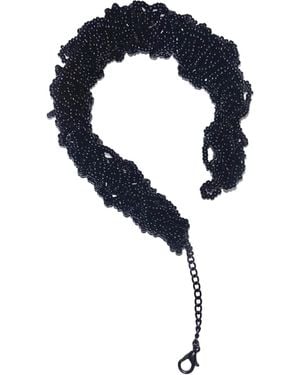 Dopamine Fix by Martina Nunez Knot What It Looks Like Chunky Bracelet - Black