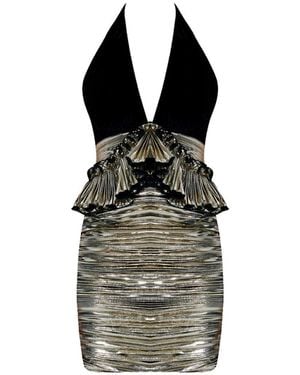 Nur Karaata Alcazar Top & Skirt Set - Black