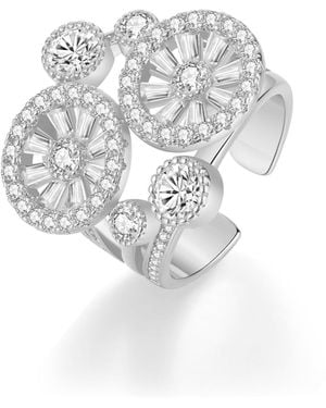 Classicharms Wheel Of Fortune Statement Ring - White
