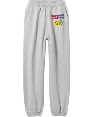 Boutique Kaotique Happy Happy Organic Cotton Joggers - Grey