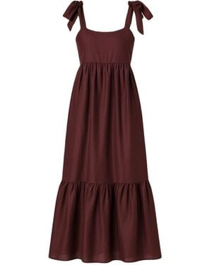 Transcend Lily Dress Plain - Red