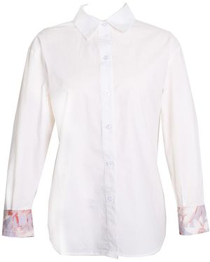 Flora by Alexandria Lydia Button Down - White