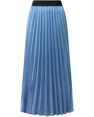 James Lakeland Pleated Maxi Skirt - Blue