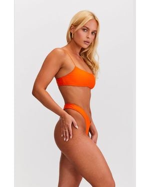 Sunkissed Le Sporty Bikini Top - Orange