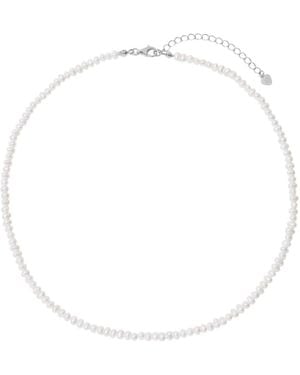 Vanhi Celia Micro Freshwater Pearl Choker Necklace - White