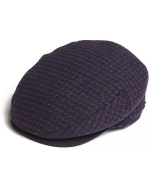 Dasmarca Hats Tailor Ukranian Tweed Wool Cap For - Blue