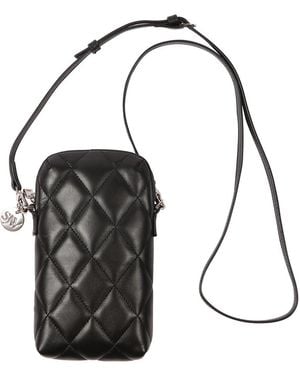 SJW BAGS LONDON Orée Quilted Leather Small Crossbody Bag - Black