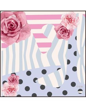 Cier Jungle Scarf - Pink