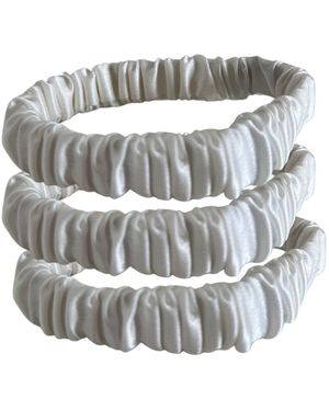 Sylk Silk Hair Ties - Metallic