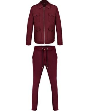 DAVID WEJ Ashford Trucker Set - Red