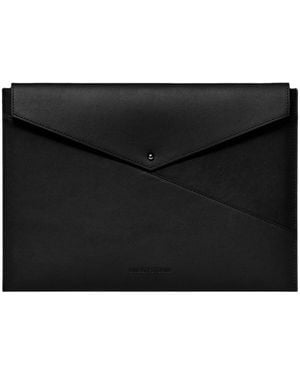 Owlish Studio Envelope Vegan Leather Macbook Laptop Sleeve - Black