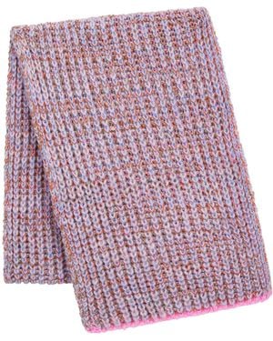 Cara & The Sky Florence Twist Oversized Knitted Scarf - Red