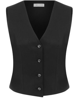 NAZLI CEREN Brita Vest - Black