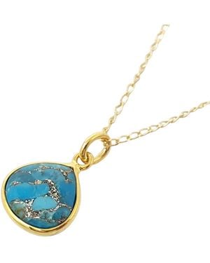 Sophelia December Birthstone Plated Necklace - Blue