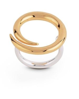 Dinny Hall Toro Mixed Metal Ring - Metallic