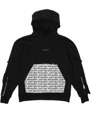 mysimplicated Oversized Cotton Hoodie - Black