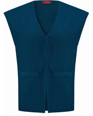 Pcfg Knitted Vest - Blue
