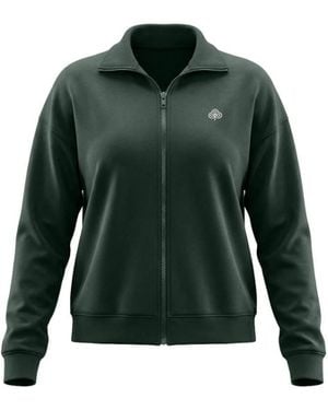 Be Athletica Varsity Athletica Full-Zip Sweatshirt - Green