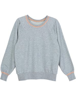 Cove Sweatshirt With Neon Trim - Blue