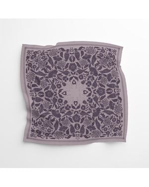 Silk&Soul Bird Scarf - Purple