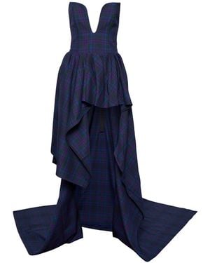 Sarah Regensburger Warrior Tartan Dream Dress - Blue
