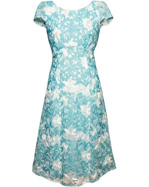 Alie Street London Charlotte Lace Dress Antique Aqua - Blue