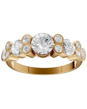 Aya Fine Jewelry Round Lab Diamond Wedding Band 1.58 Ctw - White